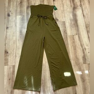 Olive Green Women's Jumpsuit